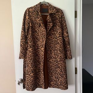 Blank NYC suede leopard jacket